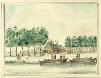 The Rijn and Schiekade in Leiden Drawn by Jacob Timmermans